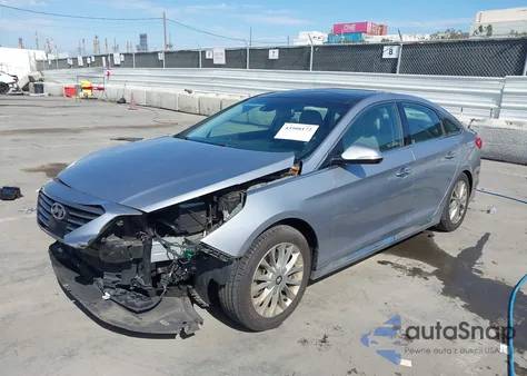 2015 Hyundai Sonata Limited z USA, uszkodzony, nr VIN 5NPE34AF0FH127365